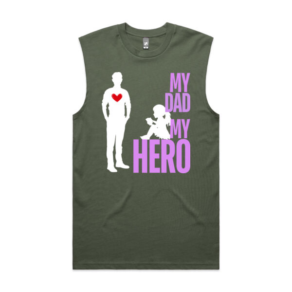 MY DAD MY HERO BUTTERFLY - Mens Classic Tank Thumbnail