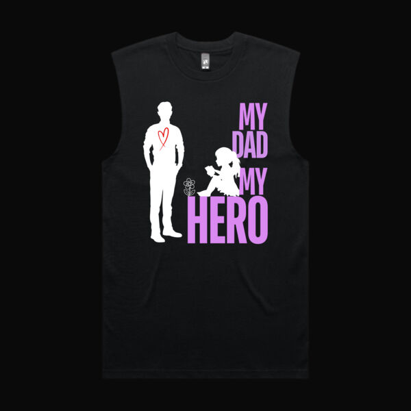 My Dad. My Hero. Butterfly Tank Top Thumbnail