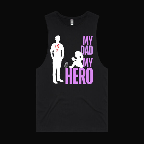 My Dad. My Hero. Butterfly Barnard Tank Thumbnail