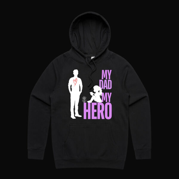My Dad. My Hero. Butterfly Hoodie Thumbnail