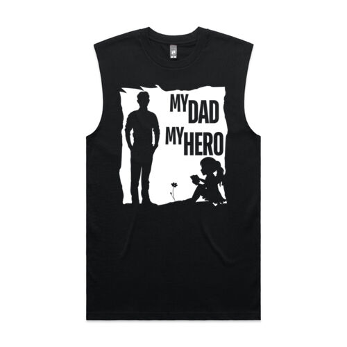 MY DAD MY HERO FLOWER - Mens Classic Tank Thumbnail