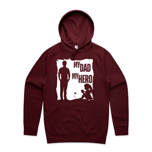 MY DAD MY HERO FLOWER - Mens Supply Hoodie Thumbnail