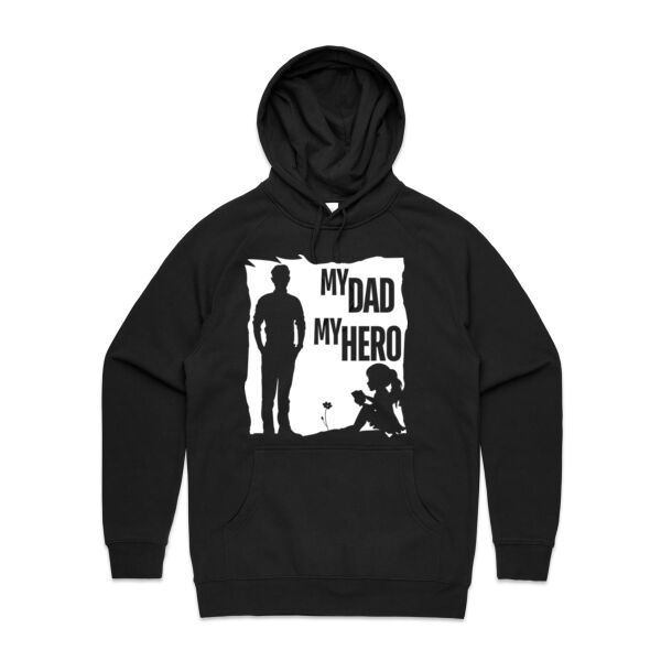 MY DAD MY HERO FLOWER - Mens Supply Hoodie Thumbnail