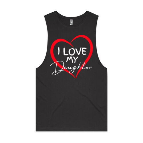 I LOVE MY DAUGHTER - Mens Barnard Tank Thumbnail