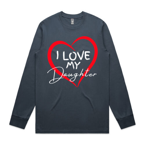 I LOVE MY DAUGHTER - Mens Longsleeve T-Shrt Thumbnail