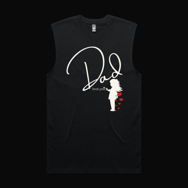 DAD. Love You T-Shirt Tank Top Thumbnail
