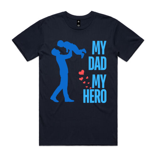 MY DAD MY HERO PLAYING - Mens Staple t-sHIRT Thumbnail