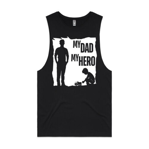 MY DAD MY HERO TRUCK - Mens Barnard Tank Thumbnail