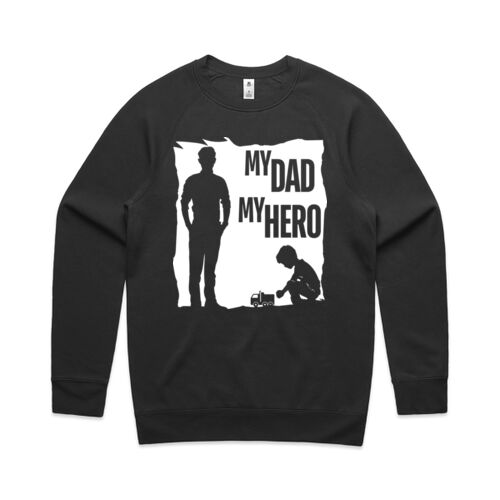 MY DAD MY HERO TRUCK - Mens Supply Sweatshirt Thumbnail