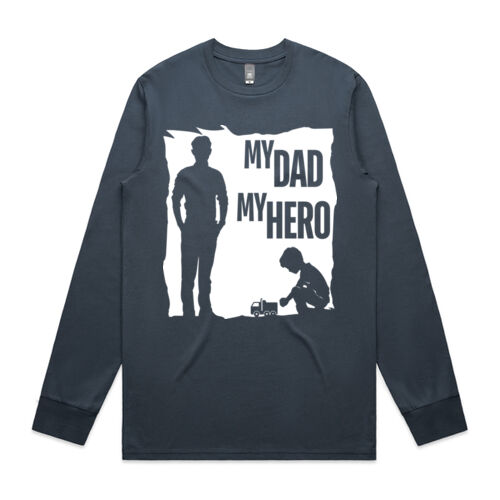 MY DAD MY HERO TRUCK - Mens Longsleeve T-Shirt Thumbnail