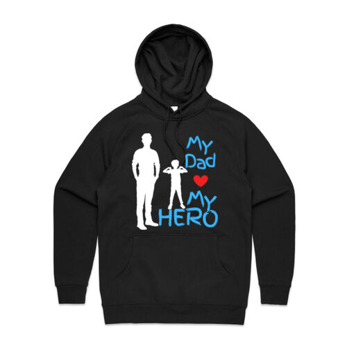 MY HERO MY DAD STRONG - Mens Supply Hoodie Thumbnail