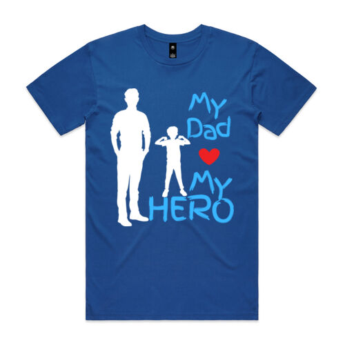 MY HERO MY DAD STRONG - Mens Staple T-Shirt Thumbnail