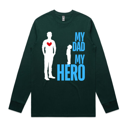 MY DAD MY HERO LOOK - Mens Longsleeve Thumbnail