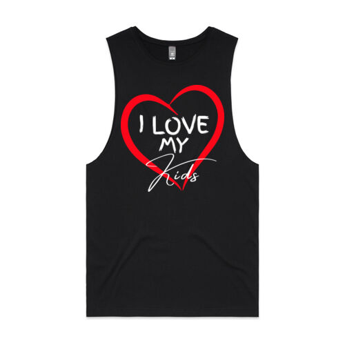 I LOVE MY KIDS - Mens Barnard Tank Thumbnail