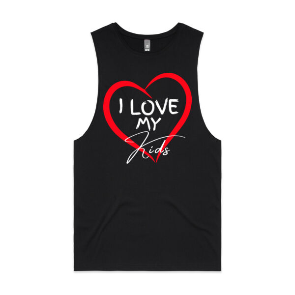 I LOVE MY KIDS - Mens Barnard Tank Thumbnail