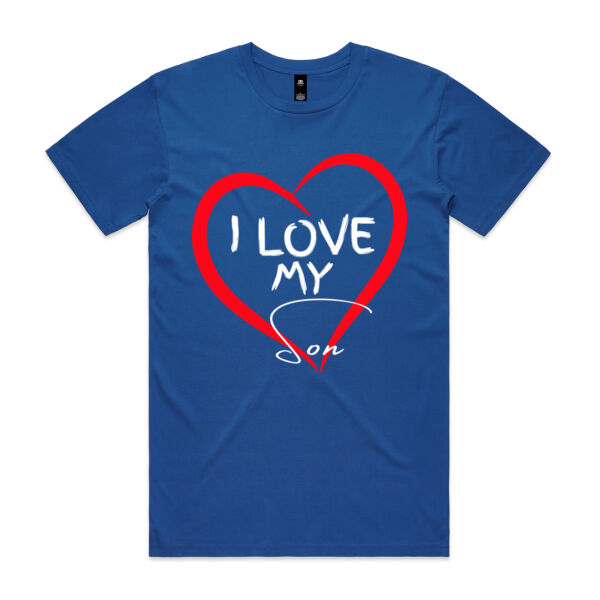 I LOVE MY SON - Mens Staple T-Shirt Thumbnail