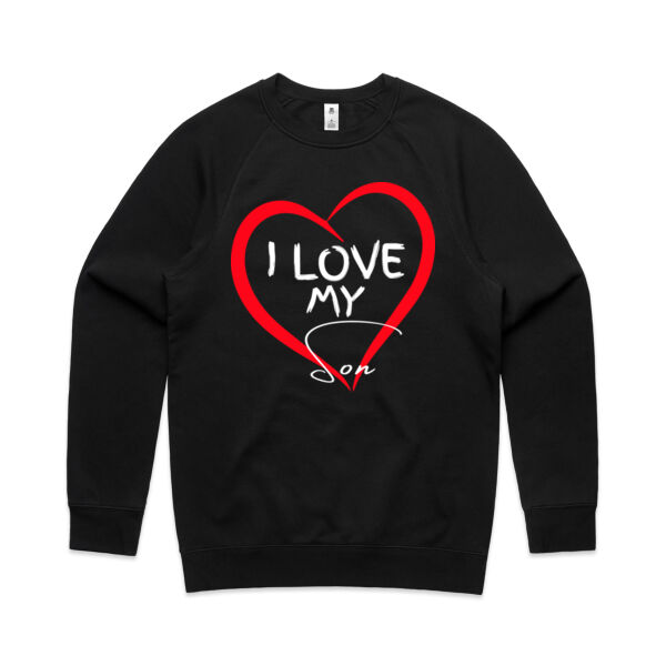 I LOVE MY SON - Mens Supply Sweatshirt Thumbnail