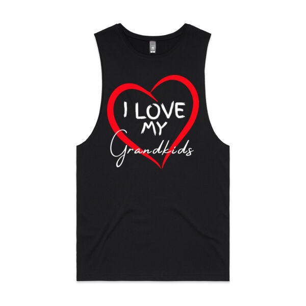 I LOVE MY GRANDKIDS - Mens Banard Tank Thumbnail