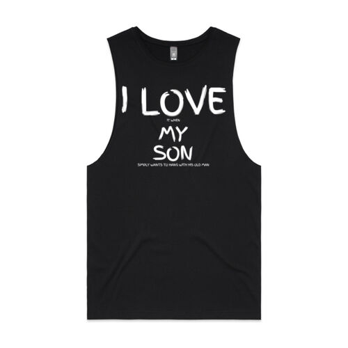 I LOVE MY SON HANG WITH ME - Mens Barnard Tank Thumbnail