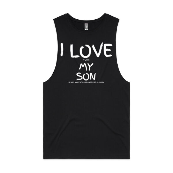 I LOVE MY SON HANG WITH ME - Mens Barnard Tank Thumbnail