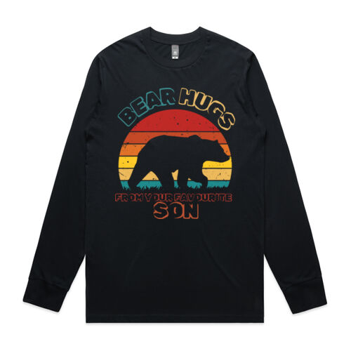 BEAR HUGS - Mens  Staple Longsleeve T-Shirt Thumbnail