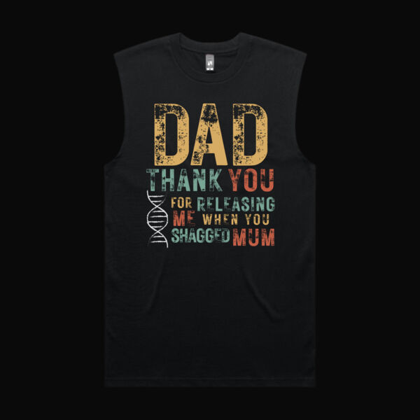 Dad. Thank You For Shagging Mum Tank Top Thumbnail