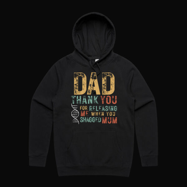 Dad. Thank You For Shagging Mum Hoodie Thumbnail