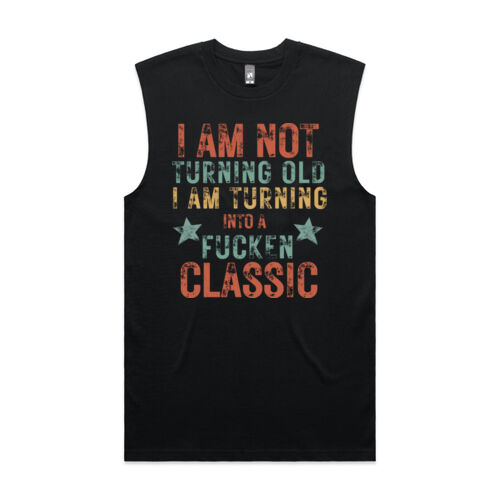 I AM NOT TURNING OLD VINATGE - Mens Classic Tank Thumbnail