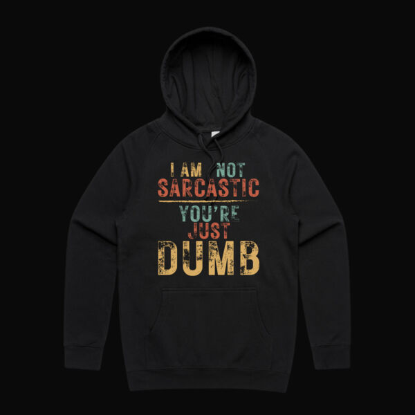I Am Not Sarcastic Vintage Hoodie Thumbnail