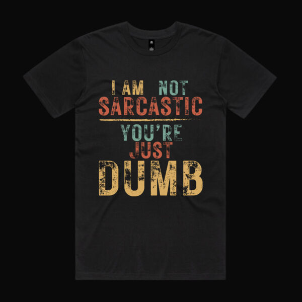 I Am Not Sarcastic Vintage T-Shirt Thumbnail