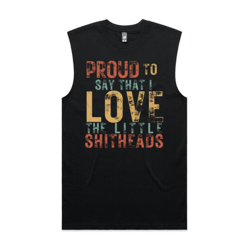 LOVE THE LITTLE SHITHEADS VINTAGE - Mens Classic Tank Thumbnail