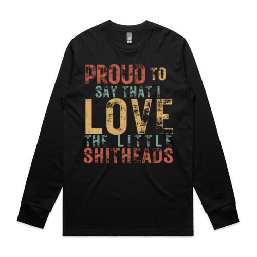 LOVE THE LITTLE SHITHEADS VINTAGE - Mens Staple Longsleeve T-Shirt Thumbnail