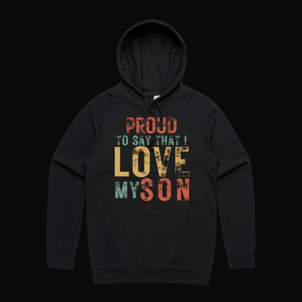 I Love My Son Vintage Hoodie Thumbnail