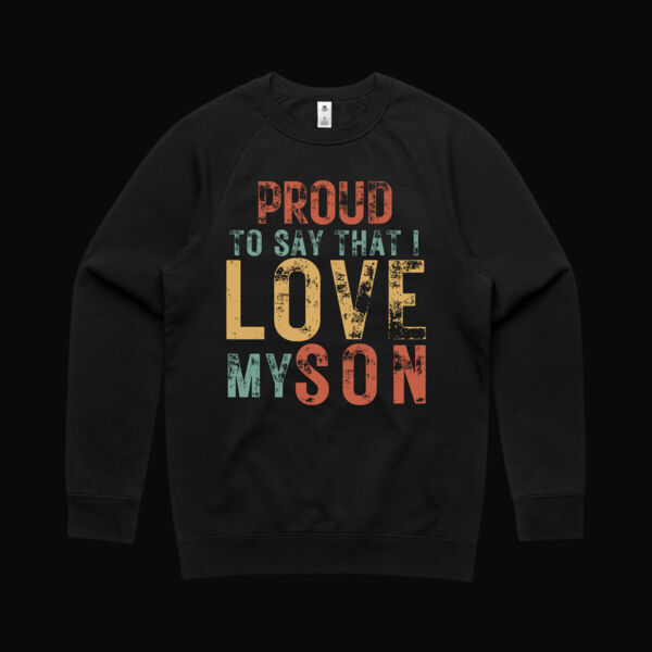 I Love My Son Vintage Sweatshirt Thumbnail