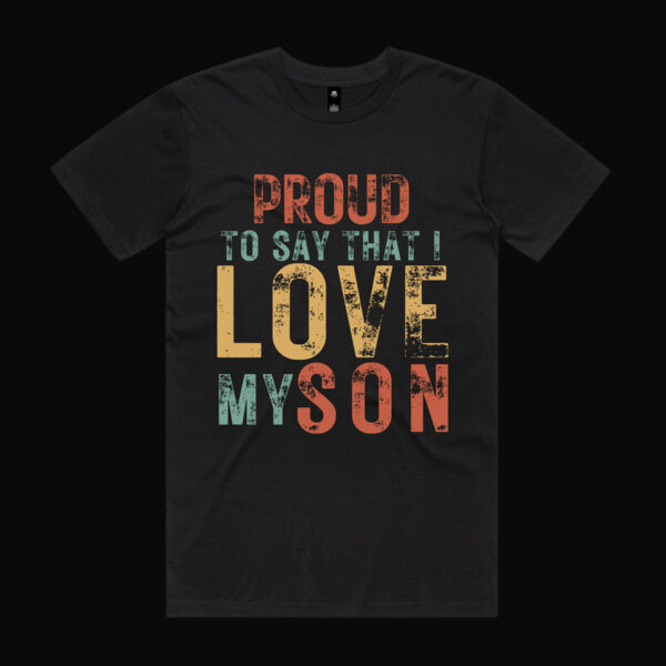 I Love My Son Vintage T-Shirt Thumbnail
