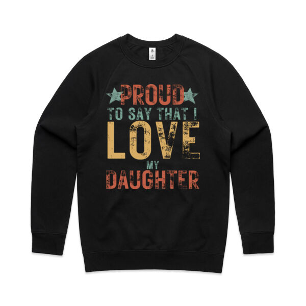 I LOVE MY DAUGHTER VINTAGE - Mens Thumbnail