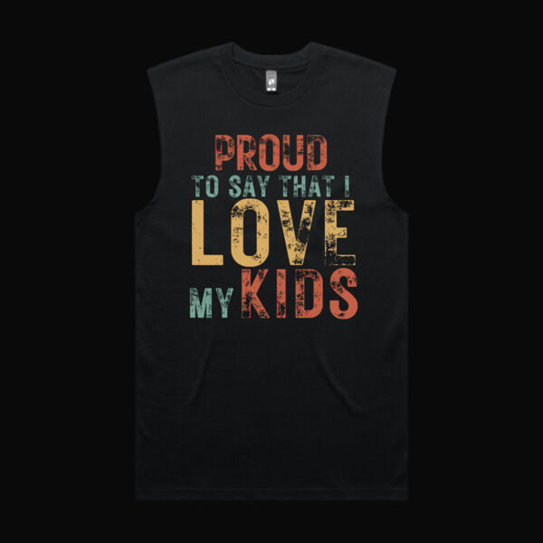 Proud to Say That I Love My Kids Vintage Tank Top Thumbnail