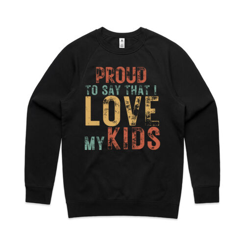 I LOVE MY KIDS VINTAGE - Mens Supply Crew Thumbnail