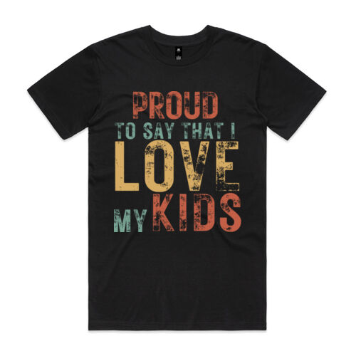 I LOVE MY KIDS VINTAGE - Mens Staple T-Shirt Thumbnail