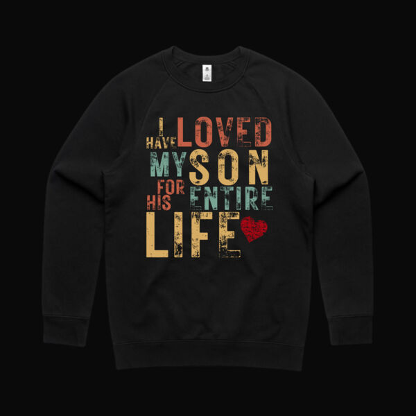 I Have Loved My Son Vintage Sweatshirt Thumbnail