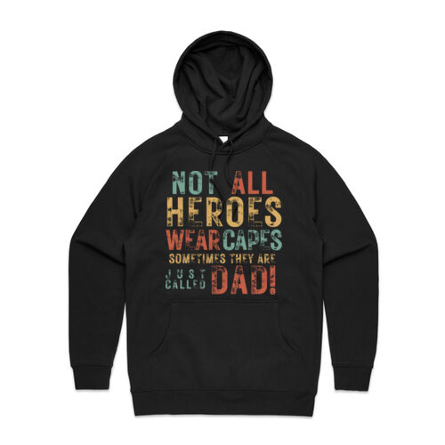 NOT ALL HEROES WEAR CAPES VINTAGE - Mens Supply Hoodie Thumbnail