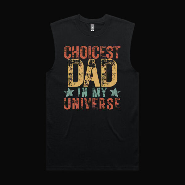 Choicest Dad in My Universe Vintage Tank Top Thumbnail