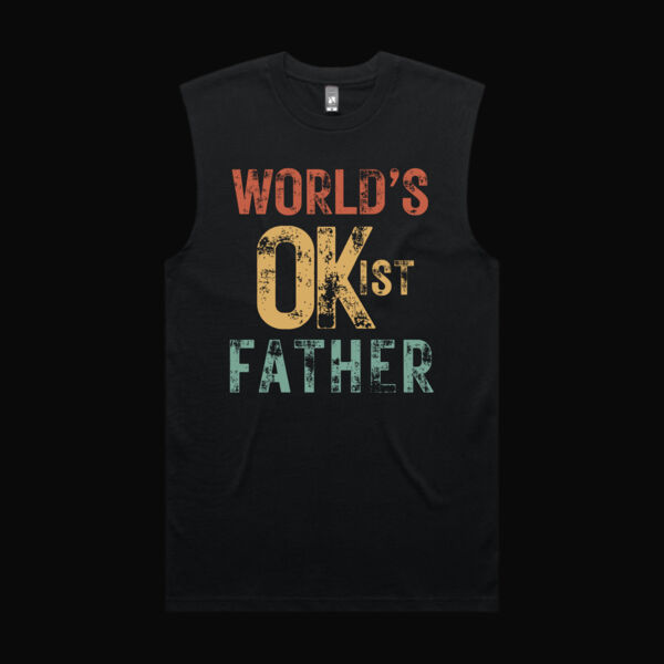 World's OKist Father Vintage Tank Top Thumbnail
