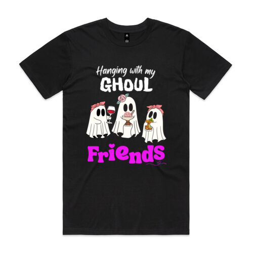 Halloween | Hanging with my Ghoul Friends - Unisex Staple T-Shirt Thumbnail