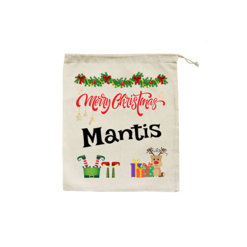 Christmas Santa Sack Medium | Merry Christmas - Personalise Thumbnail