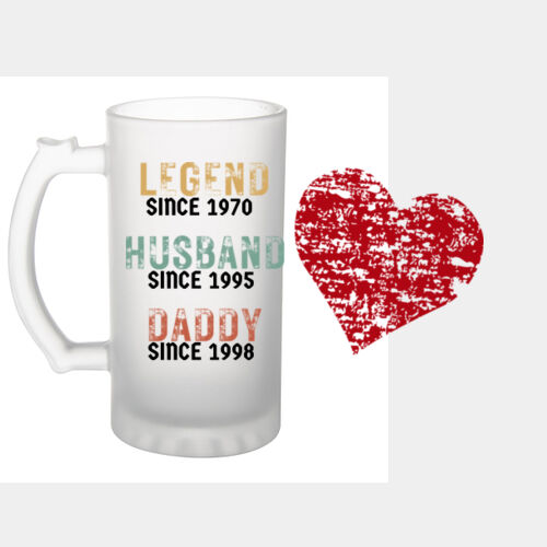 Frost Beer Mug | Legend, Husband, Daddy Thumbnail