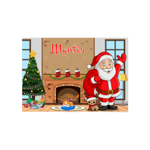 Christmas Puzzle | Santa in the House - Personalised Thumbnail