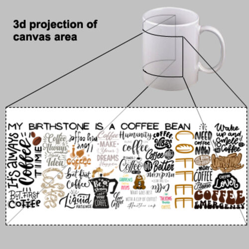 Coloured Mug | COFFEE COFfee coffee Thumbnail