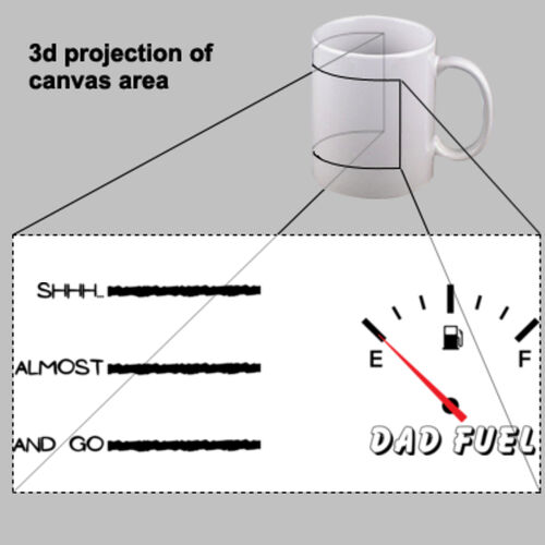 Coloured Mug | DADS Fuel needed Thumbnail