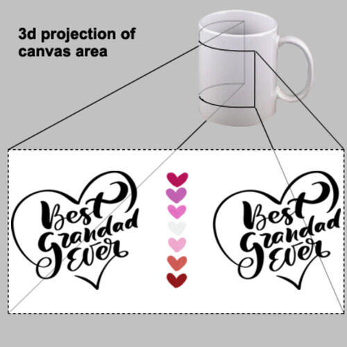 Coloured Mug | Best Grandad Ever Thumbnail